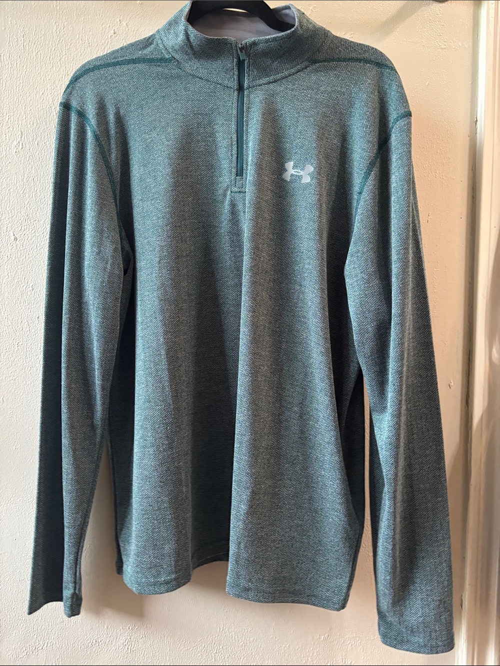 Under Armour Men’s Teal Quarter-Zip Performance Pullover